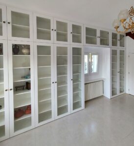 puertas abatibles de cristal