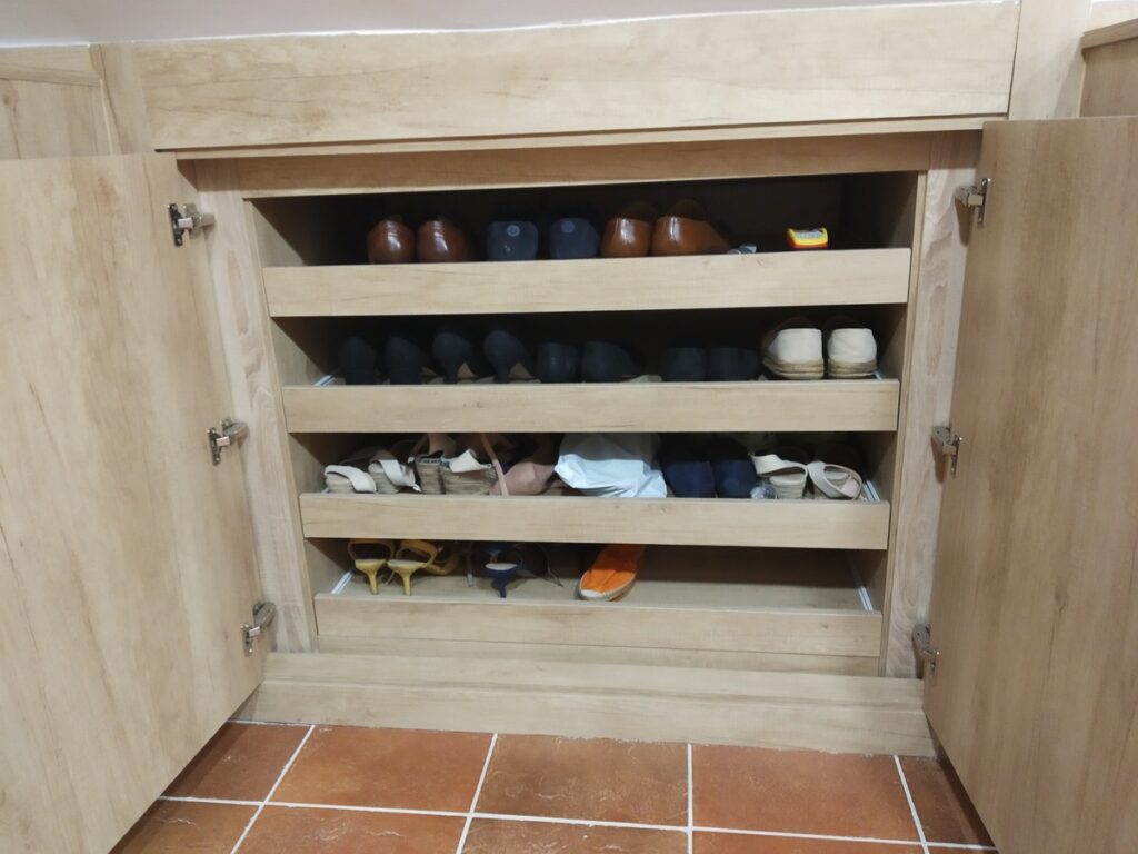 bandejas extraíbles para zapatos